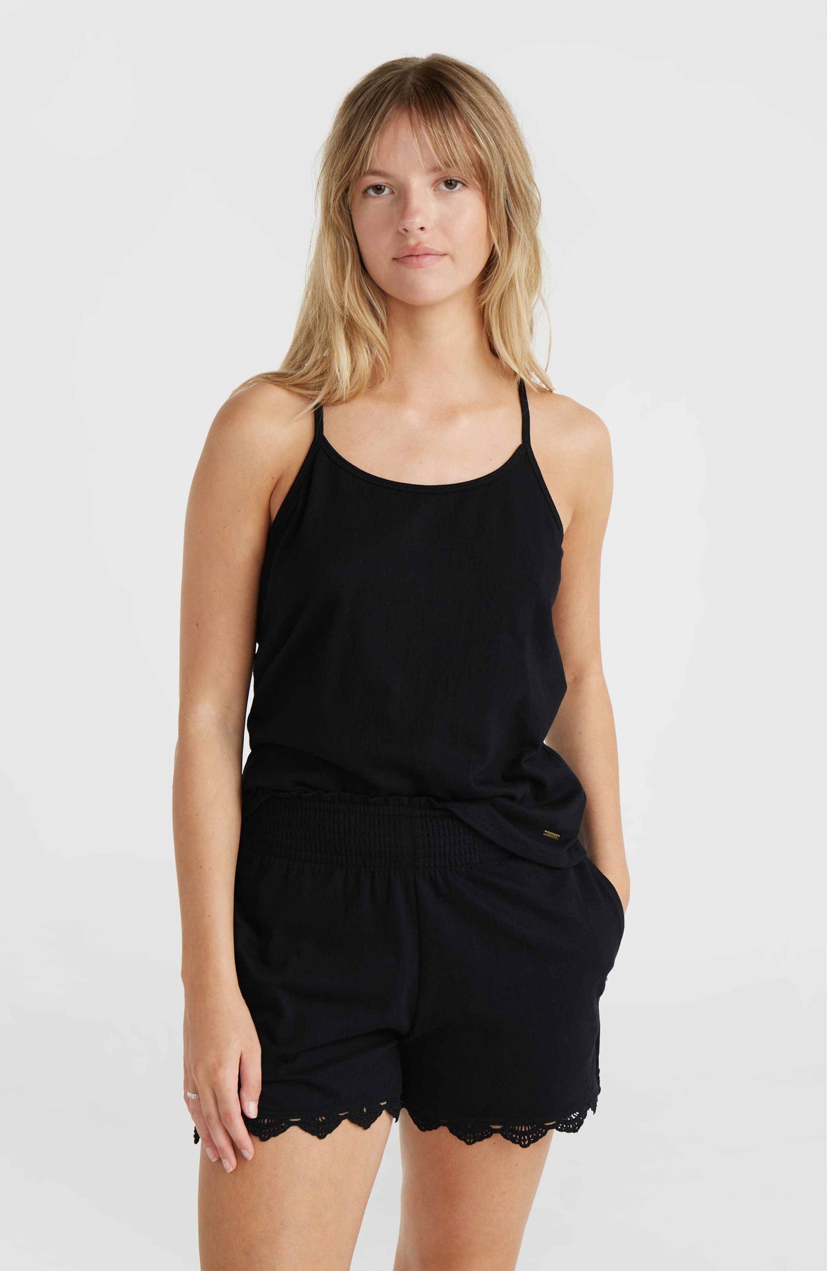 Short à smocks Essentials Ava | Black Out