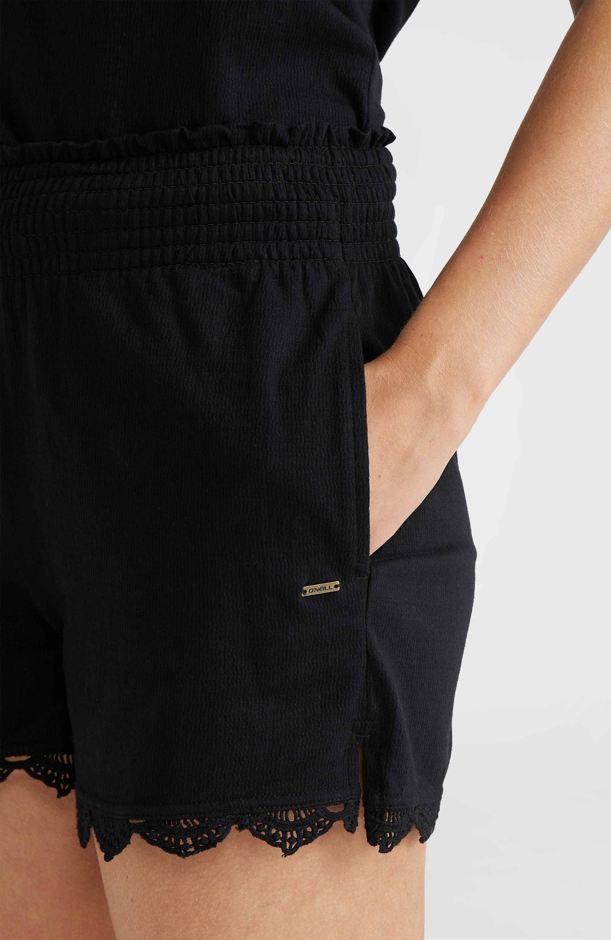Short à smocks Essentials Ava | Black Out
