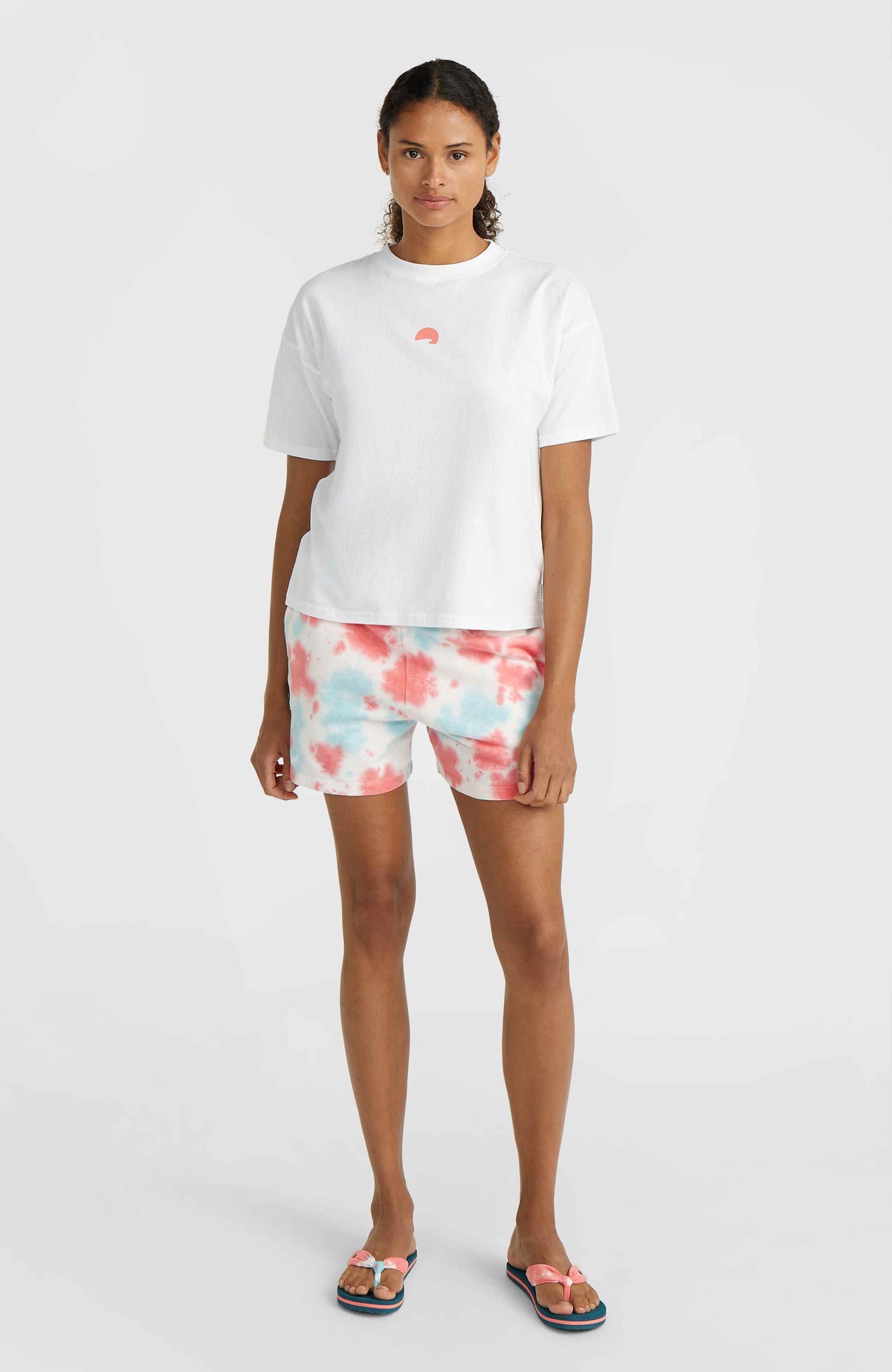 Short de survêtement Women of the Wave | Pink Ice Cube Tie Dye