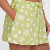 Short Beach Vintage | Green Daisyline