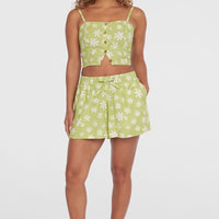 Short Beach Vintage | Green Daisyline