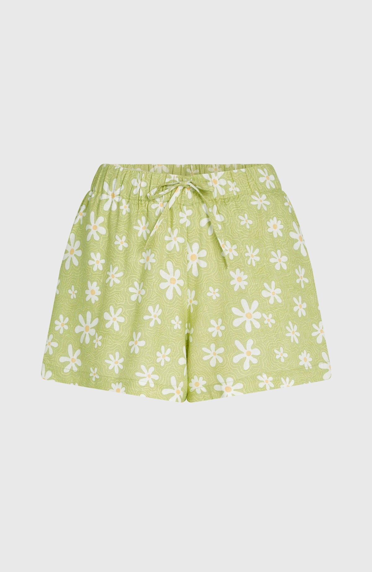 Short Beach Vintage | Green Daisyline