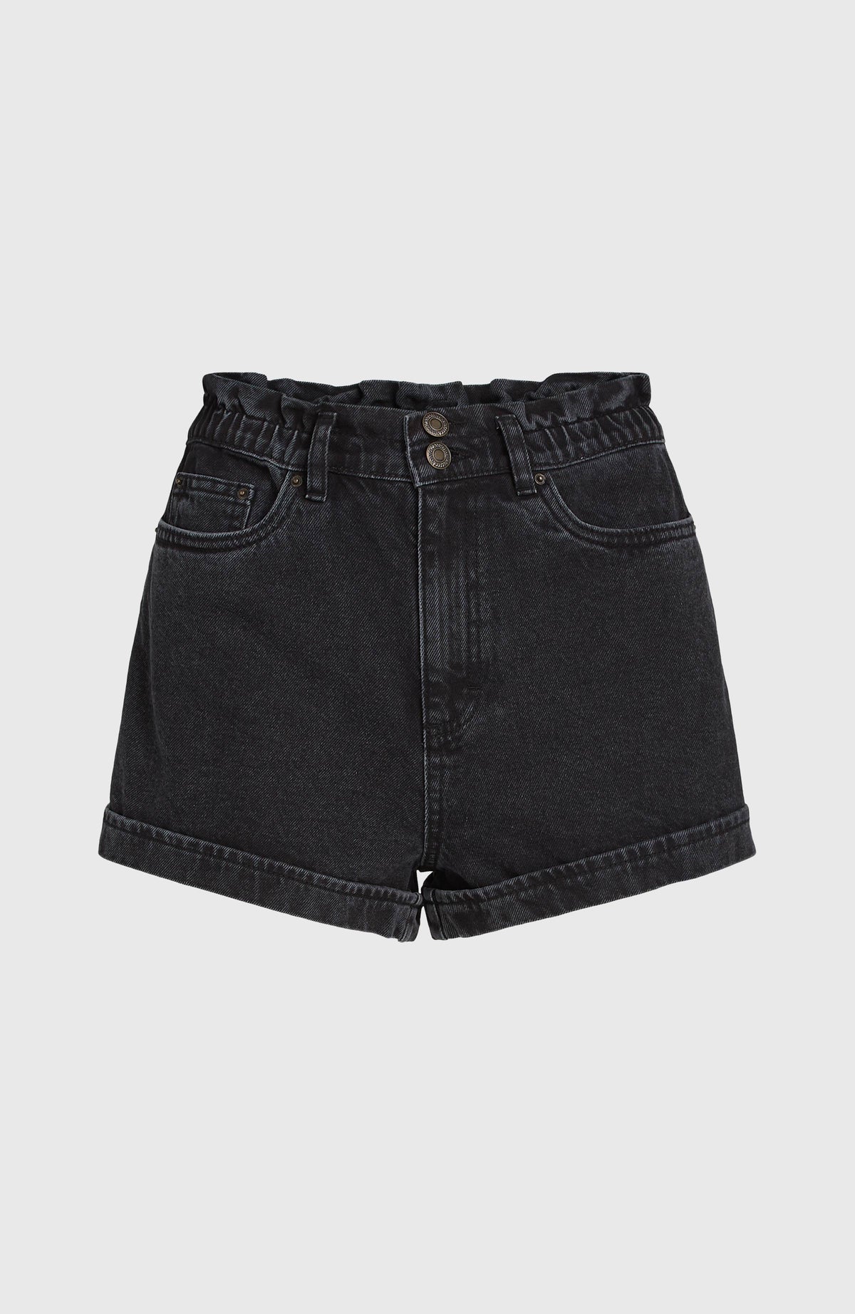 Short Tasia Paperbag | Black Out