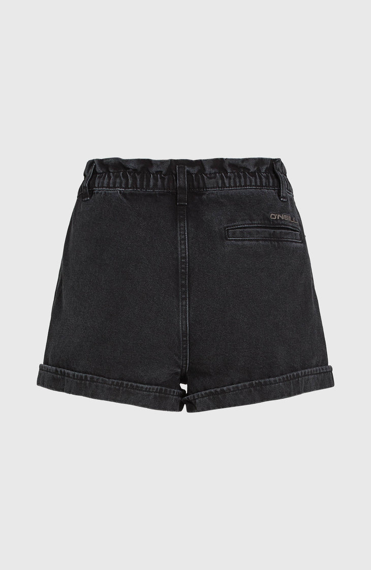 Short Tasia Paperbag | Black Out
