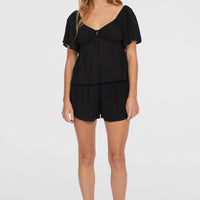 Short Johnny Smocked Waist | Black Out