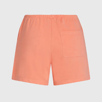 Sweatshort Essentials Script | Coral Pink