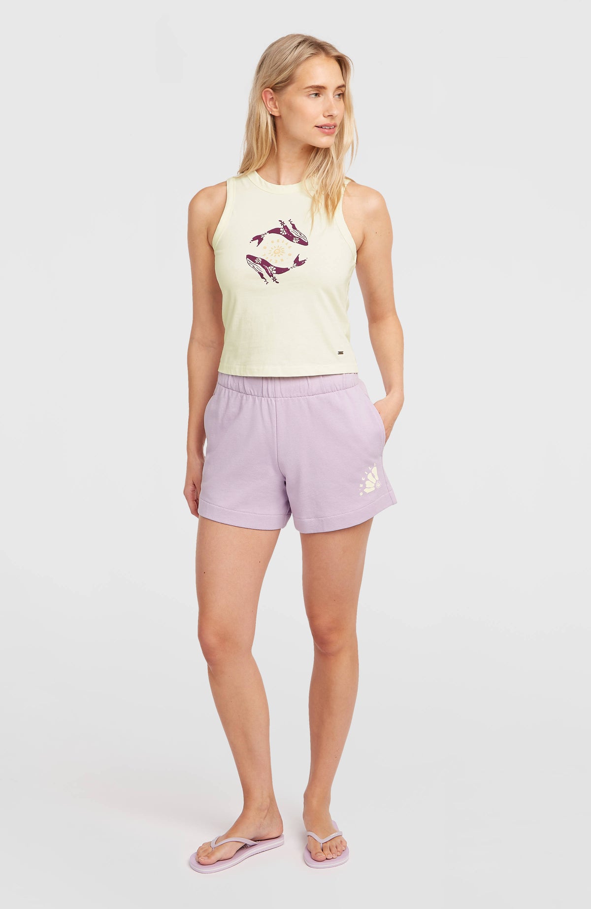 Short de survêtement Women of the Wave | Pale Lavender