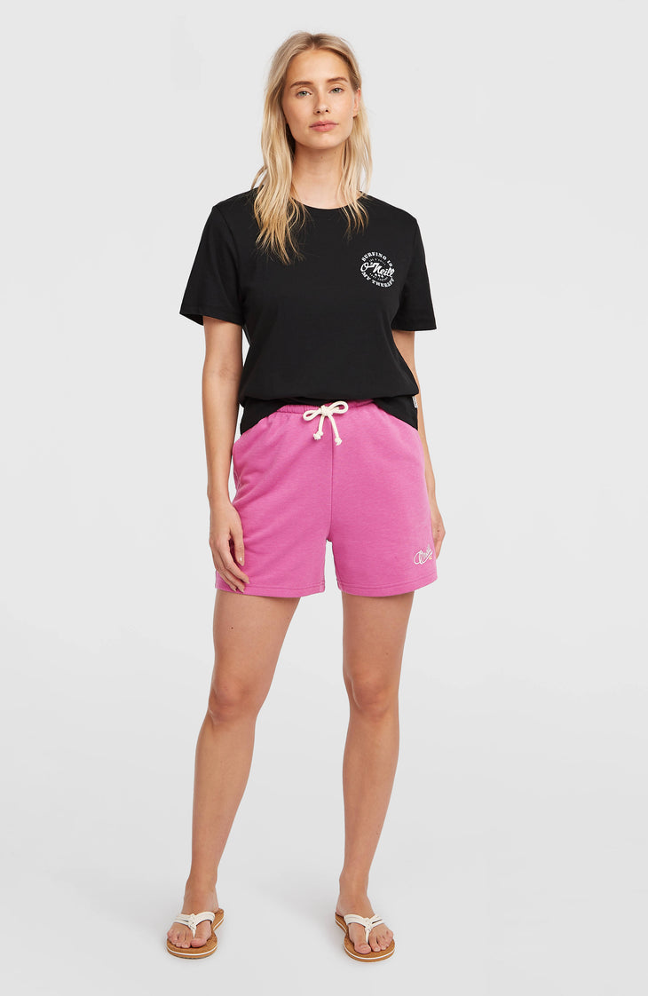 Sweatshort Essentials Script | Electric Fuschia