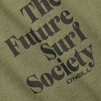 Sweat à capuche Future Surf Society | Deep Lichen Green