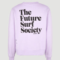 Sweat à col rond Future Surf Society | Purple Rose