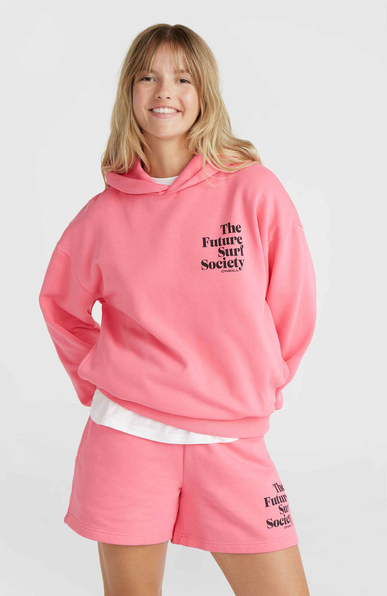 Sweat à capuche Future Surf Society | Perfectly Pink