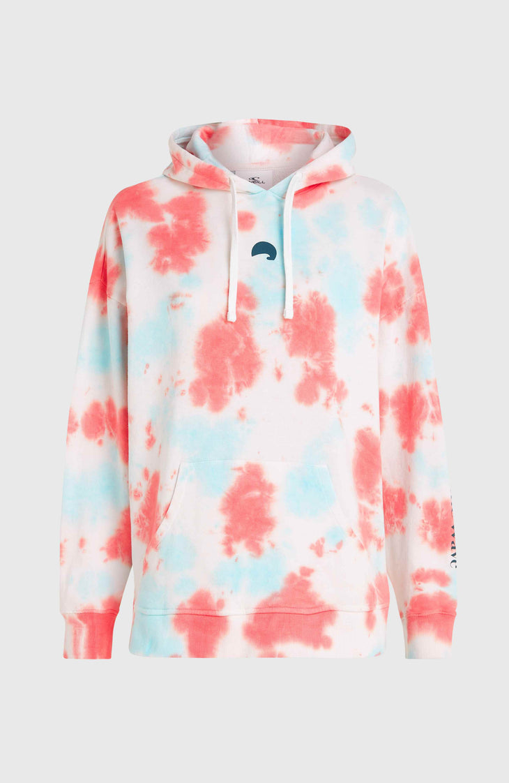 Sweat à capuche Women of the Wave | Pink Ice Cube Tie Dye