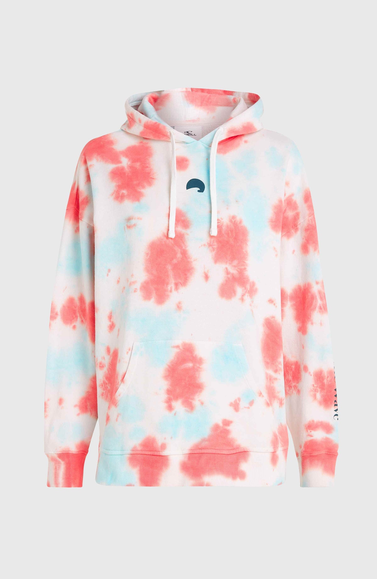Sweat à capuche Women of the Wave | Pink Ice Cube Tie Dye