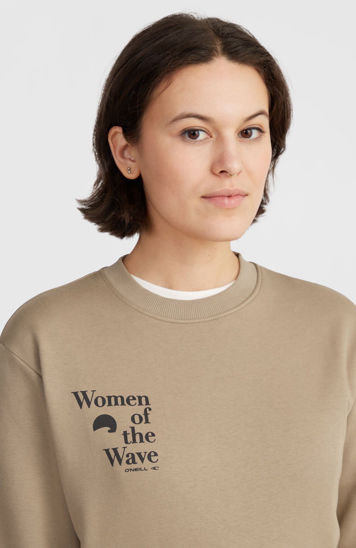 Sweatshirt à col rond Women of the Wave | Concrete