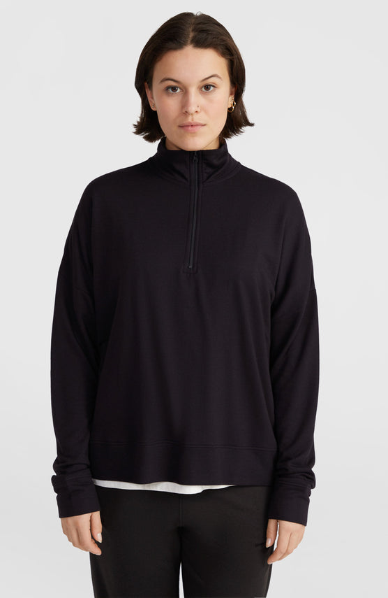 Sweatshirt à col demi-zip | Black Out