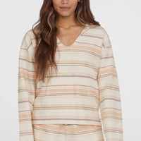 Sweat à capuche Bavaro | White Bavarro Stripe