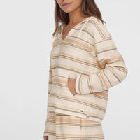 Sweat à capuche Bavaro | White Bavarro Stripe