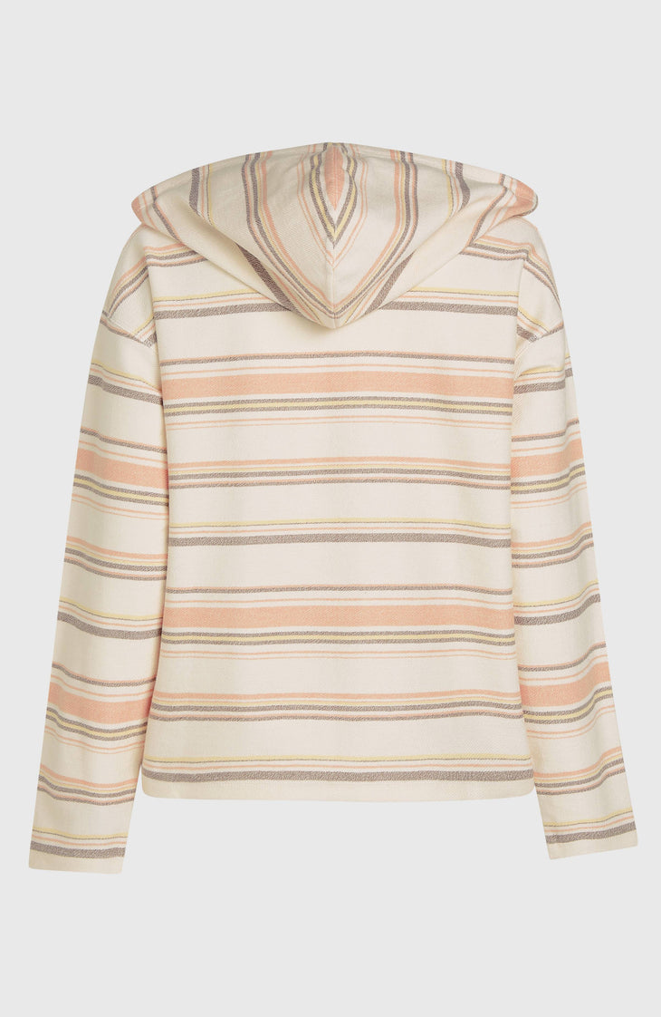 Sweat à capuche Bavaro | White Bavarro Stripe