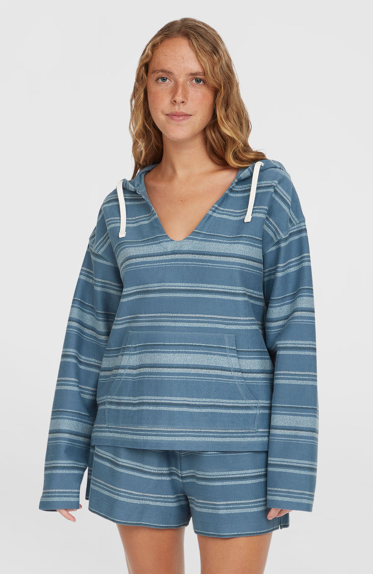 Sweat à capuche Bavaro | Blue Bavaro Stripe