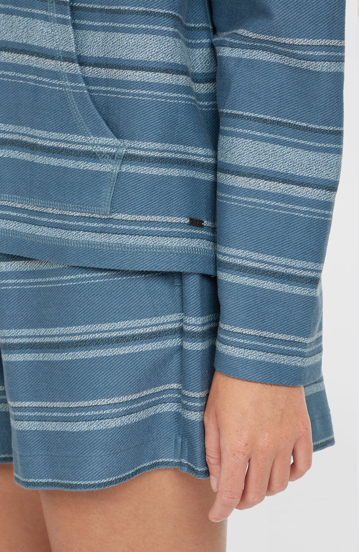 Sweat à capuche Bavaro | Blue Bavaro Stripe