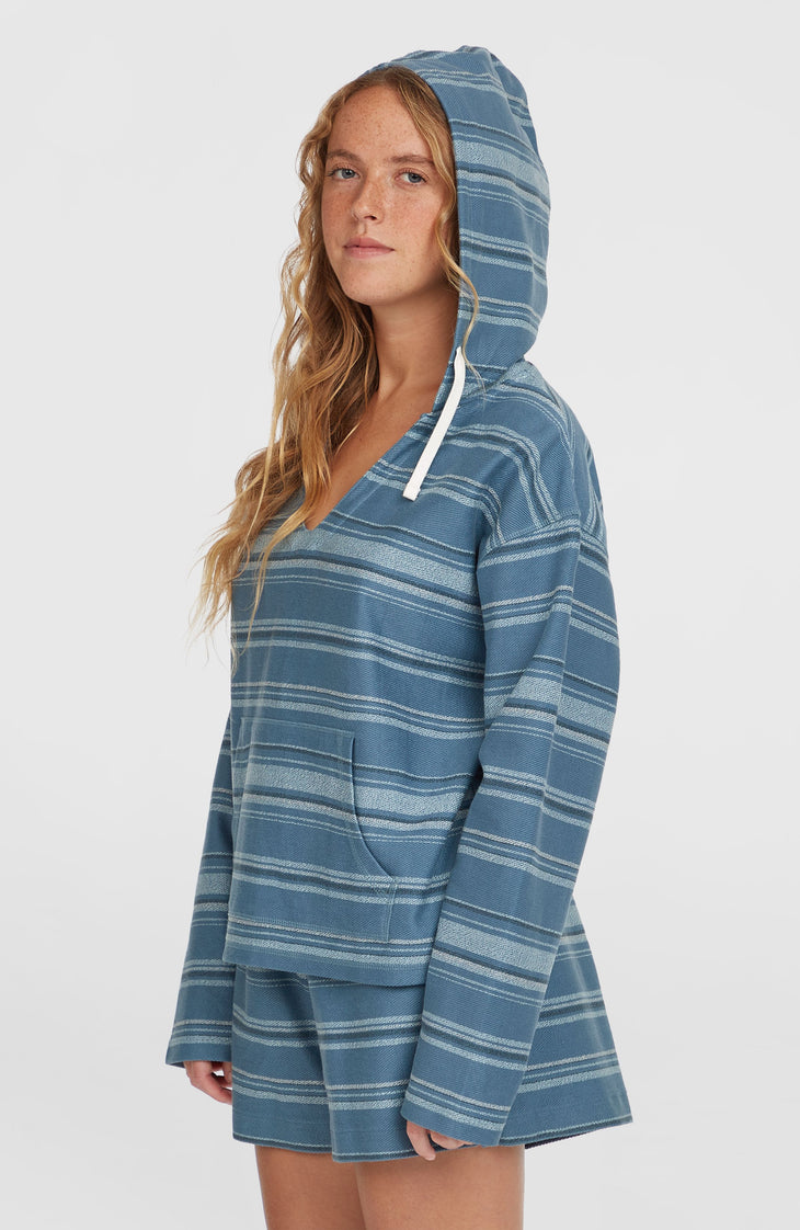 Sweat à capuche Bavaro | Blue Bavaro Stripe