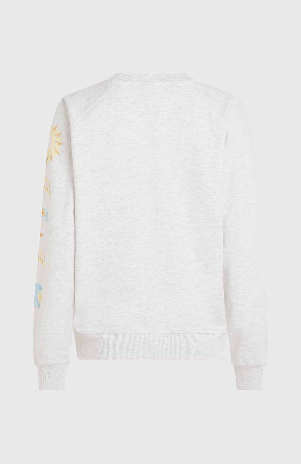 Sweatshirt Beach Vintage Crew | White Melange