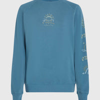 Sweatshirt Beach Vintage Crew | Copen Blue