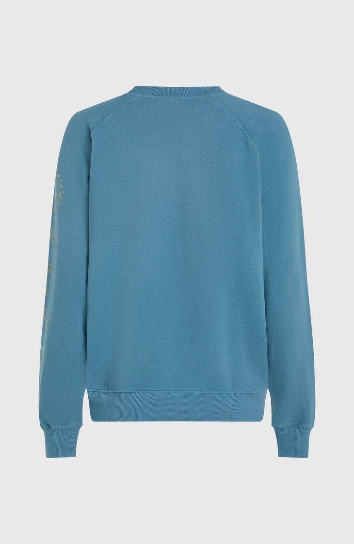 Sweatshirt Beach Vintage Crew | Copen Blue