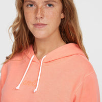 Sweat à capuche Essentials Script | Coral Pink