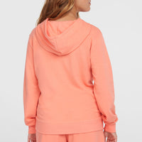 Sweat à capuche Essentials Script | Coral Pink