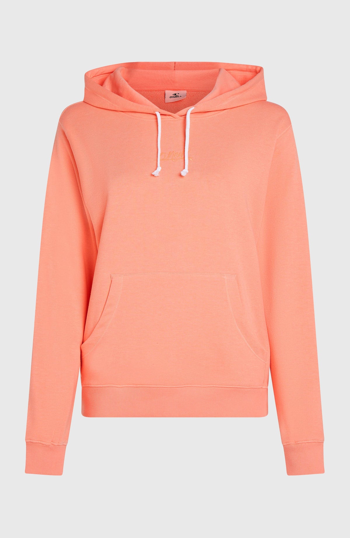 Sweat à capuche Essentials Script | Coral Pink