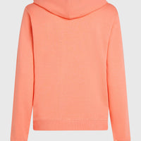 Sweat à capuche Essentials Script | Coral Pink