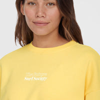 Sweatshirt Future Surf Crew | Tender Buttercup