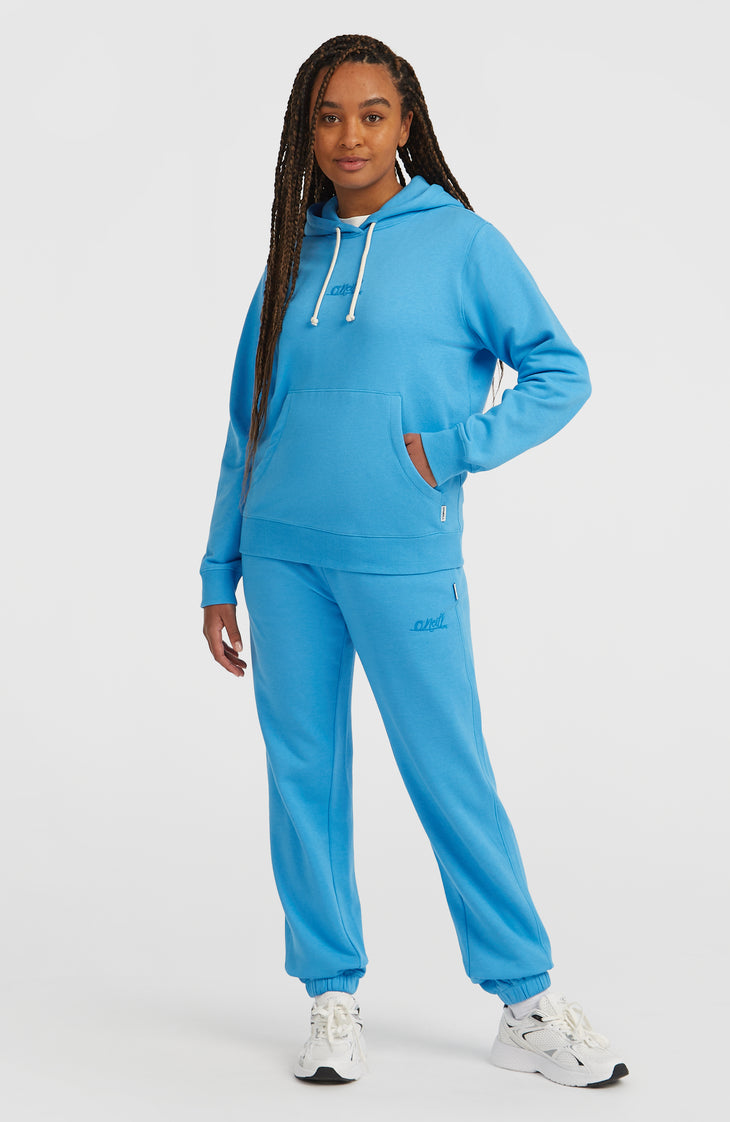 Sweat à capuche Essentials Script | Blue Poppy