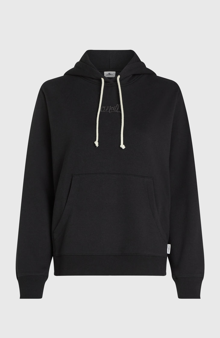 Sweat à capuche Essentials Script | Black Out
