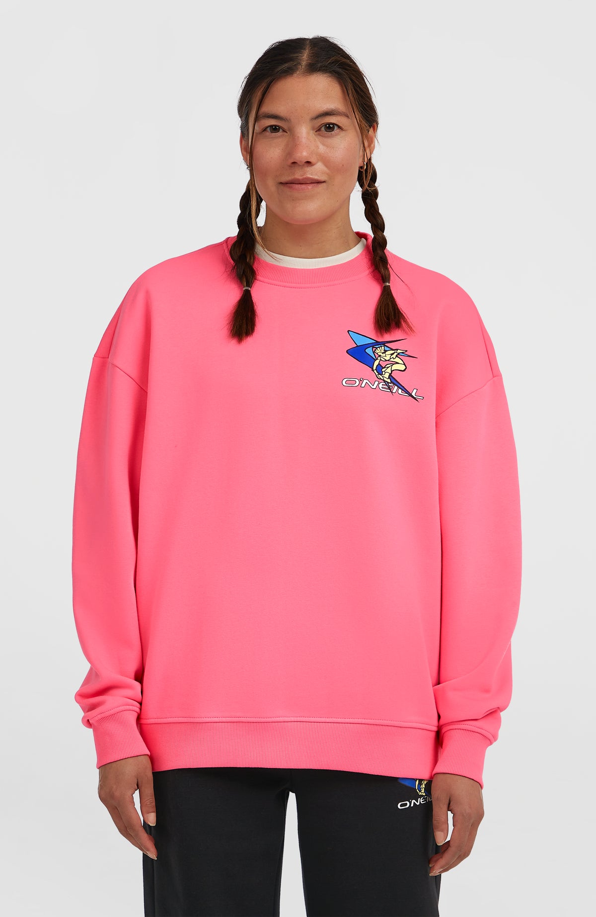 Sweatshirt à col rond FWC'Play | Skater Pink