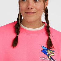 Sweatshirt à col rond FWC'Play | Skater Pink