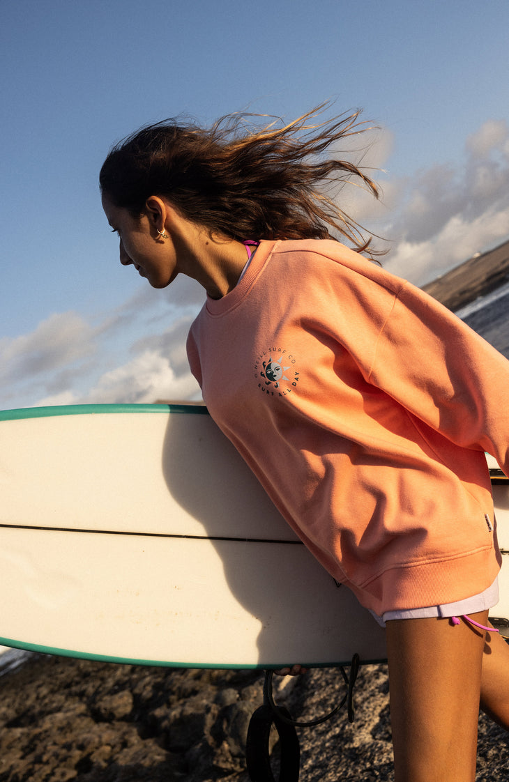 Sweatshirt Summer Must-Have Crewneck | Funky Peach