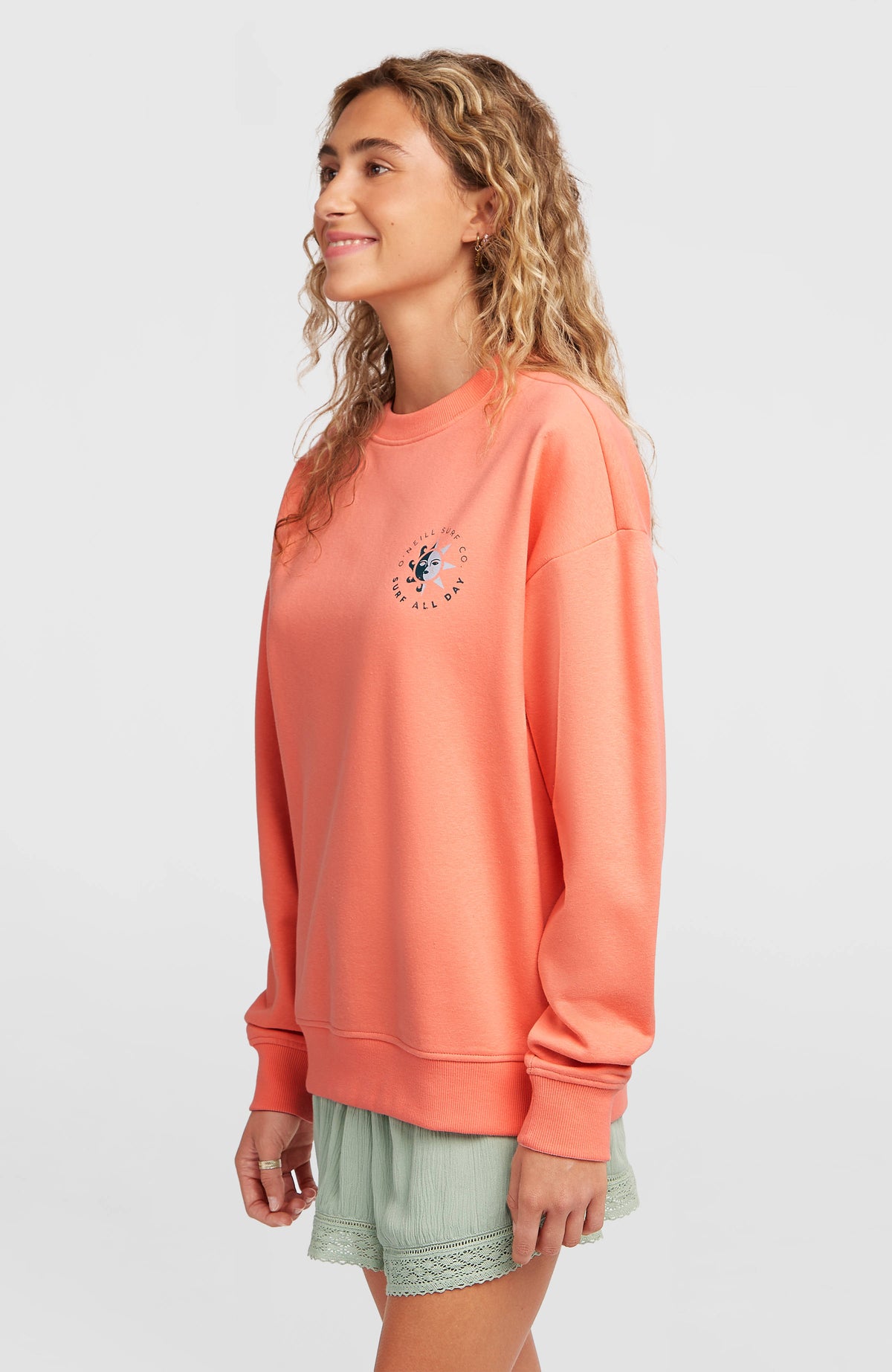 Sweatshirt Summer Must-Have Crewneck | Funky Peach