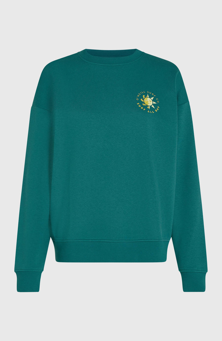 Sweatshirt Summer Must-Have Crewneck | Botanical Heat