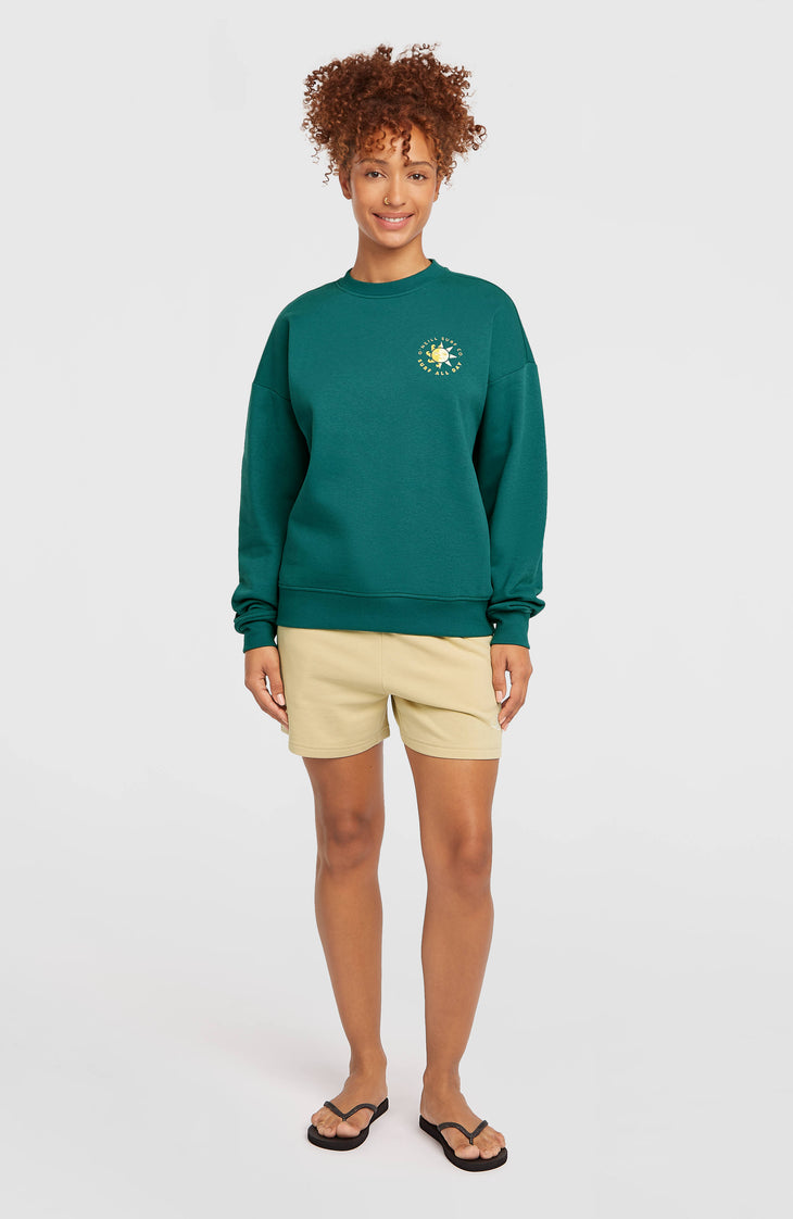 Sweatshirt Summer Must-Have Crewneck | Botanical Heat