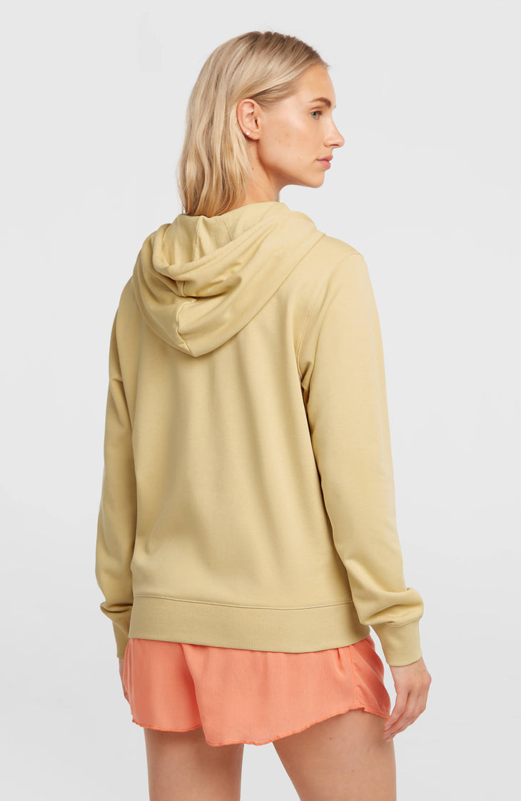 Sweat à capuche Essentials Script | Cocoa Sand