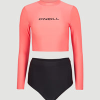 Ensemble Maillot Hyperfreak Longsleeve | Georgia Peach Colour Block