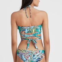 Ensemble de bikini bandeau Jen - Maoi | Blue Comic Seaweed