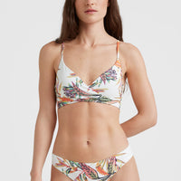 Ensemble de bikini brassière Baay - Maoi | White Tropical Flower