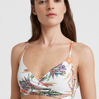 Ensemble de bikini brassière Baay - Maoi | White Tropical Flower