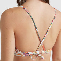 Ensemble de bikini brassière Baay - Maoi | White Tropical Flower