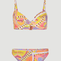 Ensemble de bikini à armature Julia Wb - Rita | Yellow Scarf Print