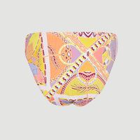 Bas de bikini Rita | Yellow Scarf Print