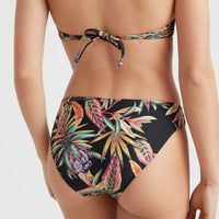 Bas de bikini Rita | Black Tropical Flower